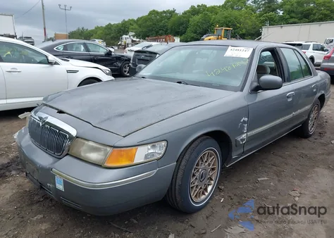 2000 Mercury Grand Marquis Gs из США, поврежденный, VIN 2MEFM74W9YX631315